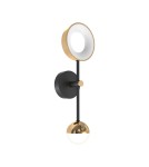 Wall lamps - Zuma Line Lara Wall lamp Black / French Gold Mb7170-2-3Bgt - product 1