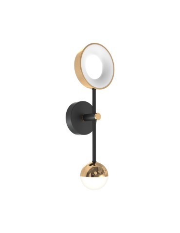 Zuma Line Lara Wall lamp Black / French Gold Mb7170-2-3Bgt