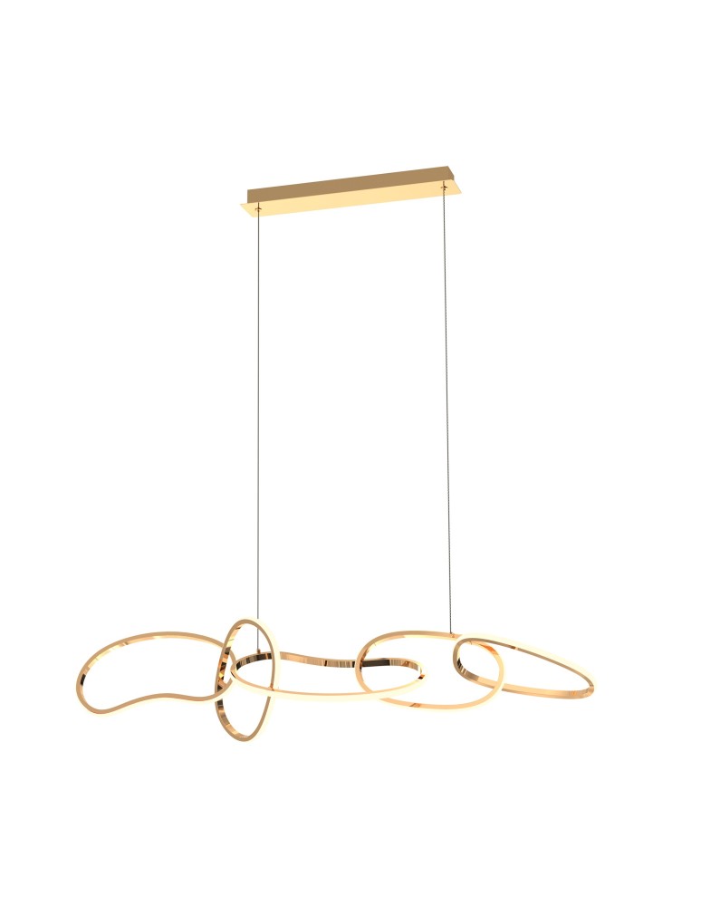 Modern pendant lamps - Zuma Line Cholet French Gold Pendant Lamp Md7361-5A-Egt. - product kolory-swiatla.pl 1