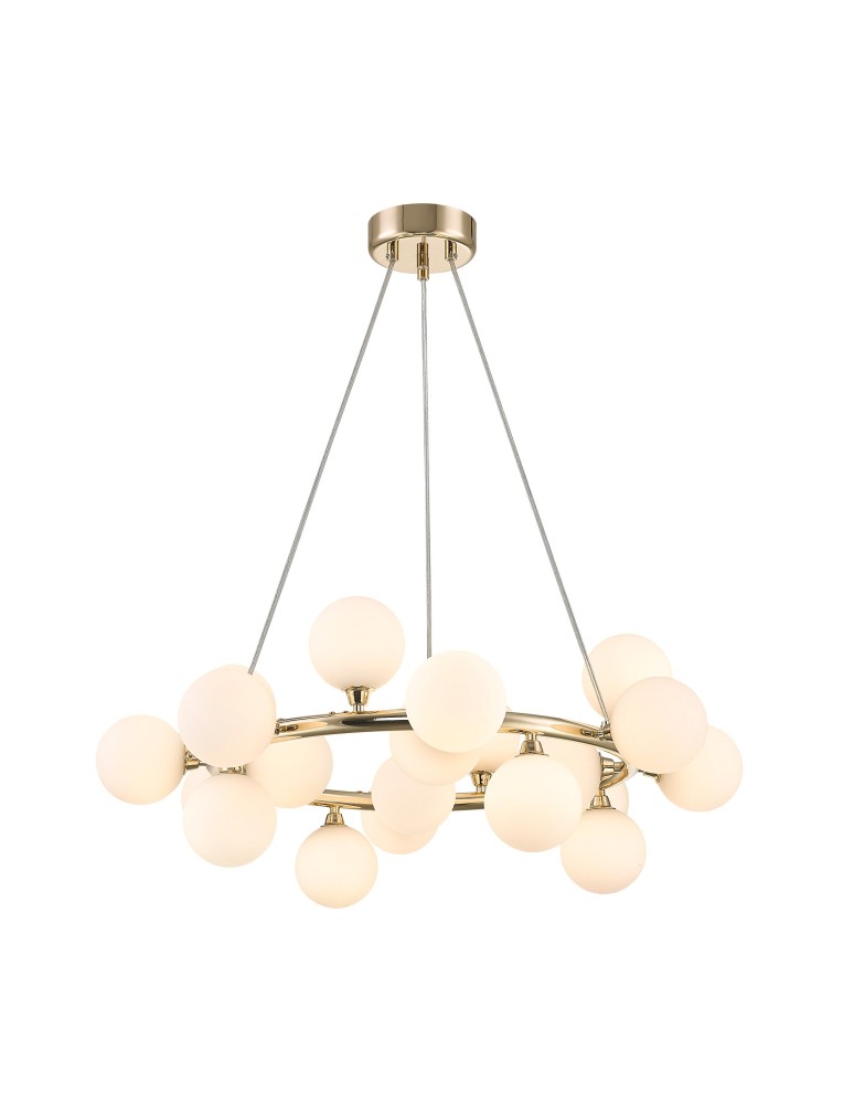 Lampy wiszące - Zuma Line Bobo Lampa Wisząca Złoto Francuskie P0462-20C-F7Aa - produkt kolory-swiatla.pl 1