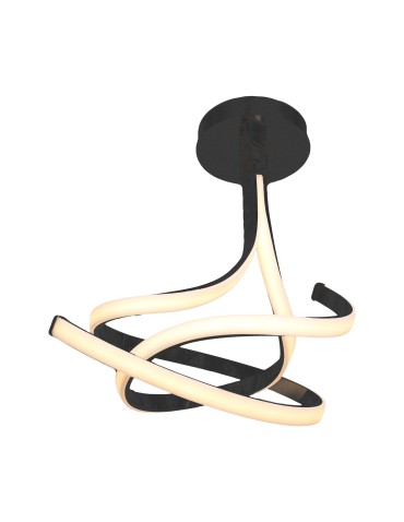 Zuma Line Viso Ceiling Lamp Black Mx9932-2-3Bd.