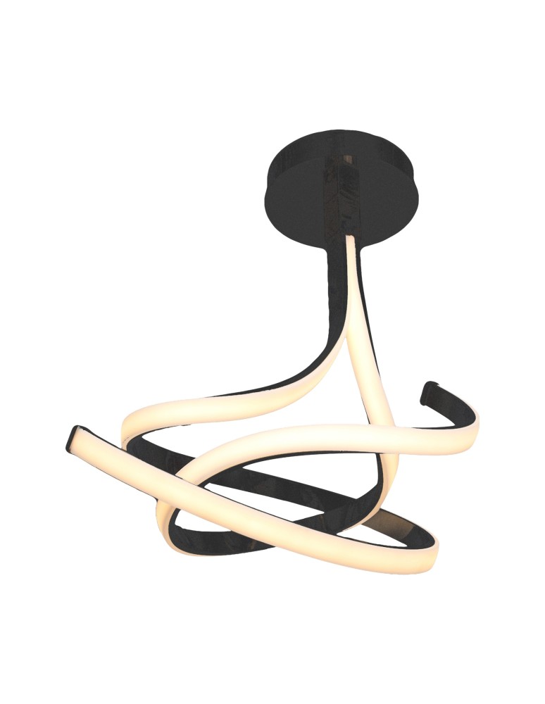 LED ceiling lamps - Zuma Line Viso Ceiling Lamp Black Mx9932-2-3Bd. - product kolory-swiatla.pl 1