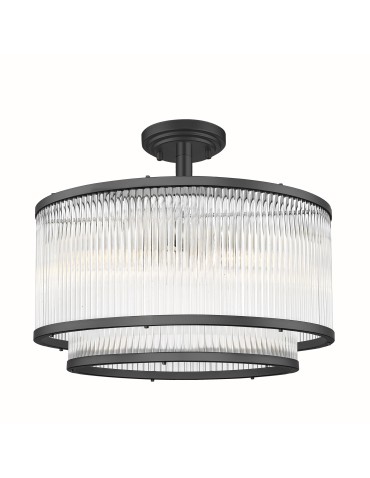 Zuma Line Sergio Ceiling Lamp Black Mat C0528-05H-P7Ac.