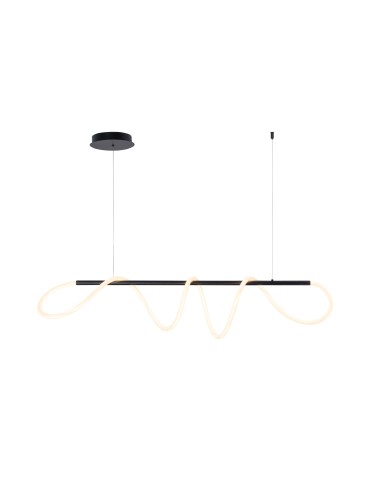 Zuma Line Balbo Pendant Led Rope with Light Color Change Function 3000K/4000K/6000K Black 20006PM-BK.