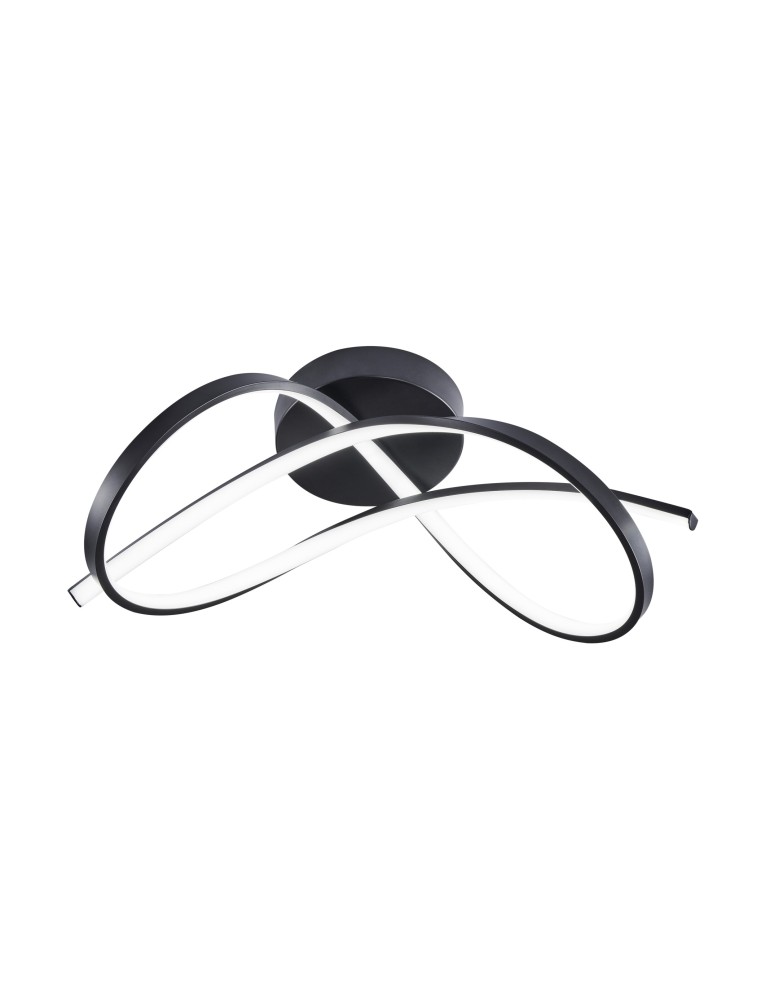 LED ceiling lamps - Zuma Line Paul Ceiling Light with Light Colour Switch 3000K/4000K/6000K Black 19602C-BK. - product kolory-swiatla.pl 1