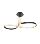 LED ceiling lamps - Zuma Line Viso Ceiling Lamp Black Mx9932-1-3Bd. - product 1