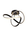 Zuma Line Indigo Modern Ceiling Lamp Black/Gold Mx9717-1-3Bgd.