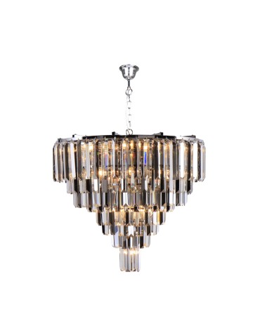 Zuma Line Versailles Pendant Lamp Chrome/Transparent Smoky 17701/20