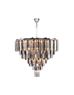 Zuma Line Versailles Lampa Wisząca Chrom/Przezroczysty Dymiony 17701/20