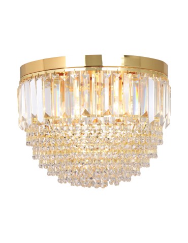 Zuma Line Charlotte Gold/Transparent Ceiling Lamp Fc19003/5