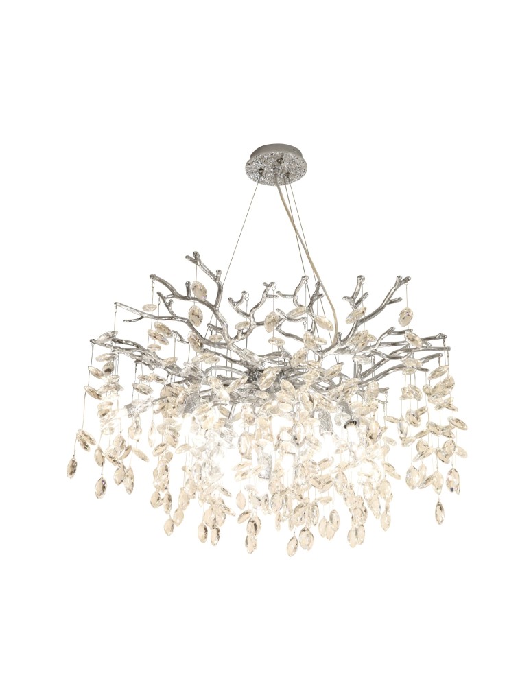 Lampy wiszące - Zuma Line Cindy Lampa Wisząca Chrom Md4115-1-Ecn - produkt kolory-swiatla.pl 1