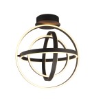 LED ceiling lamps - Zuma Line Tess Swivel Ceiling Lamp Adjustable Black Mx9203-4-3Bd. - product 1