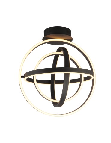 Zuma Line Tess Swivel Ceiling Lamp Adjustable Black Mx9203-4-3Bd.