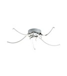 LED ceiling lamps - Zuma Line Focus Ceiling Light with Light Colour Switch 3000K/4000K/6000K Chrome 20023-5CCH. - product 1