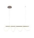 Modern pendant lamps - Zuma Line Balbo Pendant with Light Color Change Function 3000K/4000K/6000K Gold 20006PM-GD. - product 1