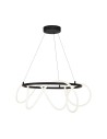 Zuma Line Balbo Pendant with Light Color Change Function 3000K/4000K/6000K Black 20006PL-BK.