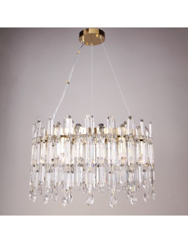 Zuma Line Crown Lampa Wisząca Złoty/Przezroczysty 9867-500 - produkt 2