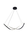 Zuma Line Erda Pendant with Light Colour Switch 3000K/4000K/6000K Black 19600P-BK.