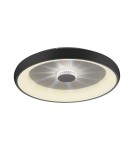 Ceiling lamps - Leuchten Direkt Vertigo 61cm Ceiling Ceiling Light with Remote Control with Light Color Control and Dimming Black 14386-18 - product 1