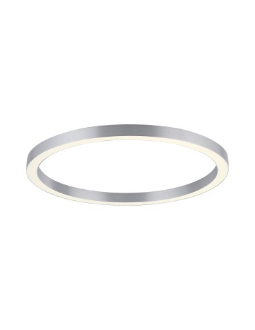 Paul Neuhaus Pure-Lines 70cm Sufitowa Z Pilotem Z Regulacją Barwy Światła I Ściemnianiem Aluminium 6306-95