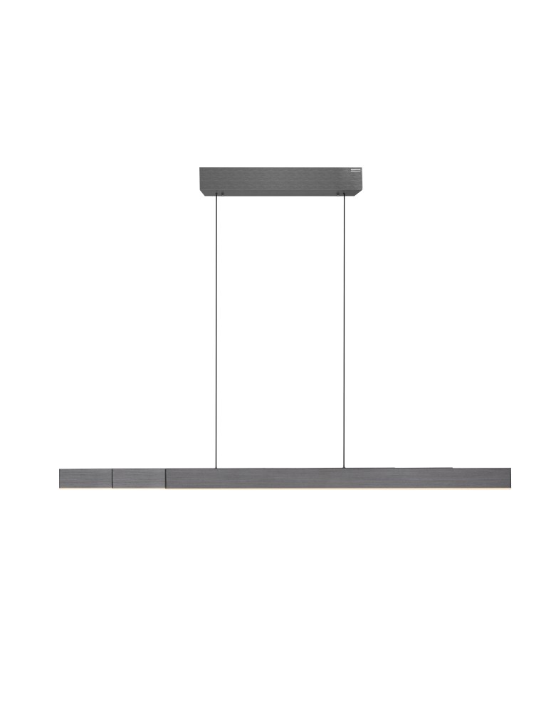 Pendant lamps over desk - Paul Neuhaus Pure-Moto-Rise Pendant with Adjustable Height, Width, and Color of Light by Remote Control Dark Gray 2545-15 - product kolory-swiatla.pl 1