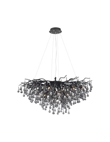 Paul Neuhaus Icicle Chandelier/Hanging Black 2192-18