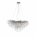 Paul Neuhaus Icicle 50cm Żyrandol Lampa Wisząca 10Xg9 Stalowy 2192-55