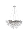 Paul Neuhaus Icicle 50cm Żyrandol Lampa Wisząca 10Xg9 Stalowy 2192-55