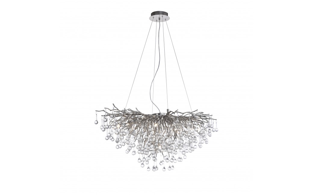 Paul Neuhaus Icicle 50cm Żyrandol Lampa Wisząca 10Xg9 Stalowy 2192-55