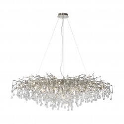 Paul Neuhaus Icicle 75cm Żyrandol Lampa Wisząca 15xG9 Stalowy 2031-55