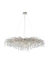 Paul Neuhaus Icicle 75cm Chandelier Pendant Lamp 15xG9 Steel 2031-55