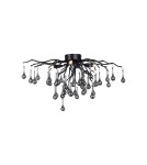 Ceiling lamps - Paul Neuhaus Icicle 30cm Ceiling Lamp 4Xg9 Black 8090-18 - product 1