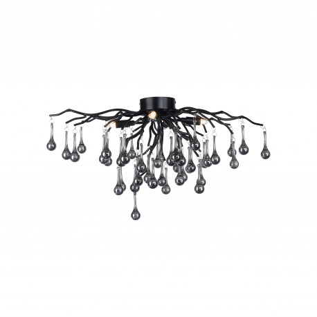 Paul Neuhaus Icicle 30cm Lampa Sufitowa 4Xg9 Czarny 8090-18