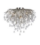 Ceiling lamps - Paul Neuhaus Icicle 50cm Ceiling Lamp 9Xg9 Steel 8091-55 - product 1