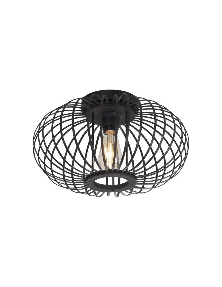 Ceiling lamps - Leuchten Direkt Racoon Ceiling Natural Wood Bamboo 1Xe27 Dark Wood 11410-18. - product kolory-swiatla.pl 1