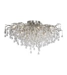 Designer ceiling lamps - Paul Neuhaus Icicle 100cm Ceiling Lamp 14Xg9 Steel 8092-55. - product 1