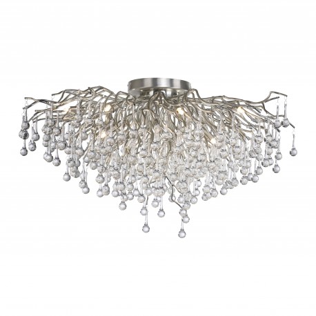 Paul Neuhaus Icicle 100cm Lampa Sufitowa 14Xg9 Stalowy 8092-55