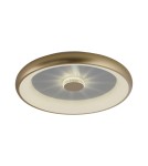 Ceiling lamps - Leuchten Direkt Vertigo 61cm Ceiling Ceiling Light With Remote Control With Light Color Control And Dimming Brass Mat 14386-60 - product 1