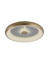 Leuchten Direkt Vertigo 61cm Ceiling Ceiling Light With Remote Control With Light Color Control And Dimming Brass Mat 14386-60