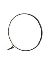 Paul Neuhaus Hula 80cm Floor Round with Remote Control with Light Color Change and Dimming Black 319-18