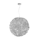 Pendant lamps - Paul Neuhaus Sarea 75cm Pendant 15Xg9 Silver 2019-21 - product 1