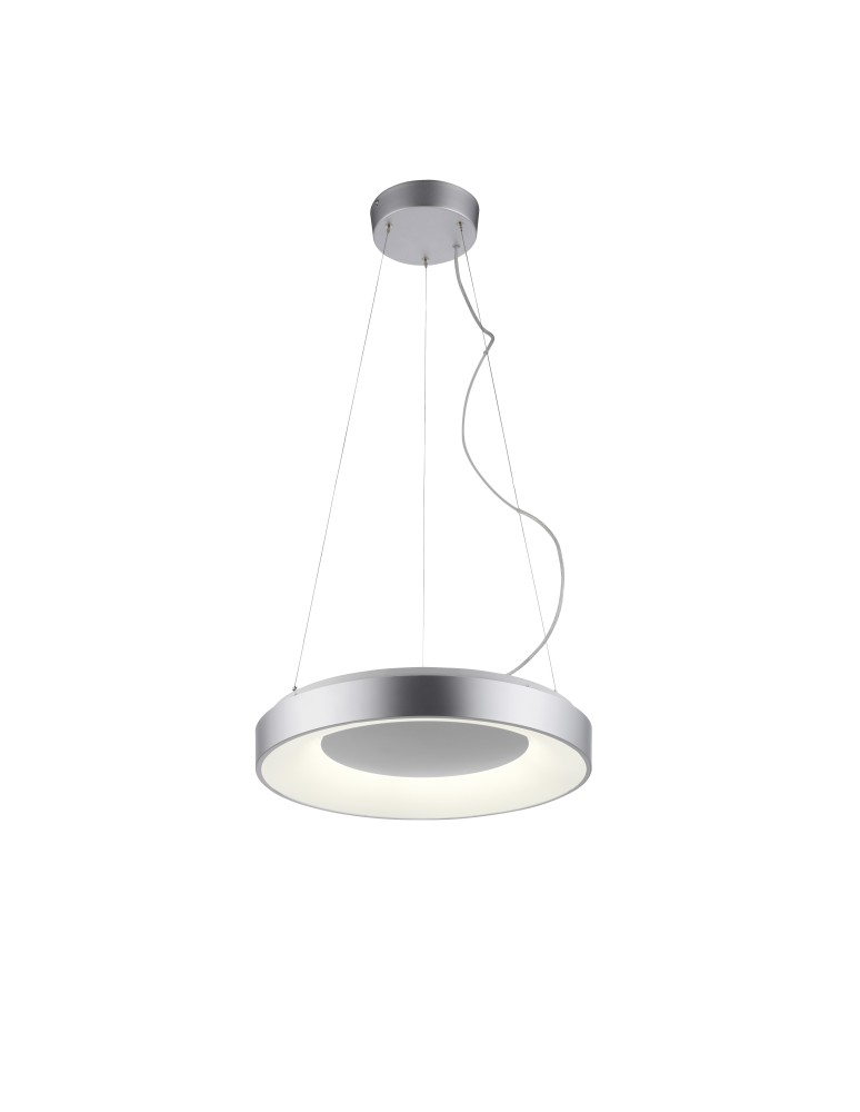 Pendant lamps - Leuchten Direkt Keto Anika Pendant with Remote Control with Light Color Control and Dimming Silver 17075-21 - product kolory-swiatla.pl 1