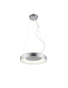 Leuchten Direkt Keto Anika Pendant with Remote Control with Light Color Control and Dimming Silver 17075-21