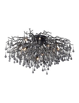 Paul Neuhaus Icicle 100cm Lampa Sufitowa 14Xg9 Czarny 8092-18