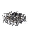Paul Neuhaus Icicle 100cm Ceiling Lamp 14Xg9 Black 8092-18