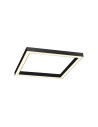 Paul Neuhaus Pure-Lines 55cm Ceiling Light with Remote Control and Dimming Anthracite 6022-13