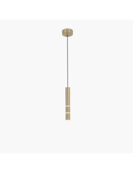 Paul Neuhaus Pure-Vega Pendant Hand Control in Shade 7 Lighting Variants Brass Mat 2211-60.
