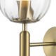 Step into Design Lampa ścienna PALLA złota 15cm F070 transparent