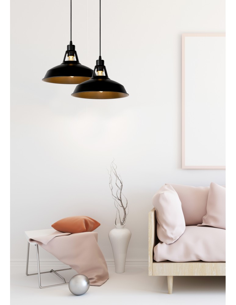 Pendant lamps - Lucide BRASSY-BIS Pendant E27 31cm 43401/31/30 - product kolory-swiatla.pl 4