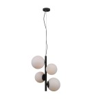 Pendant lamps - Italux Riga Pendant Satin Black 4xE14, E27 5W PND-44213-4A-SBL - product 2